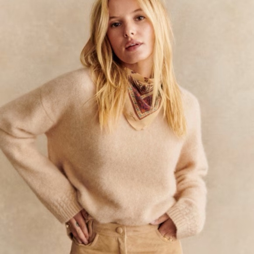 Sézane Amiel Jumper in Linen XXL